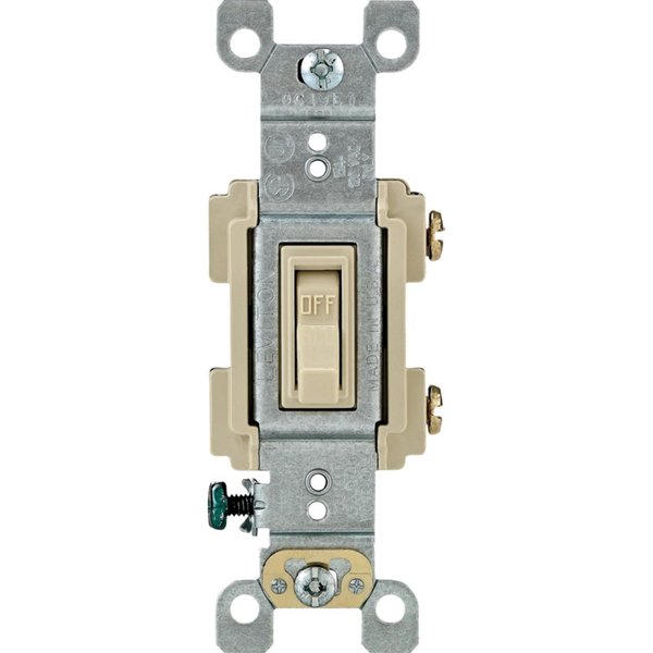 Leviton Switch Res Tog Framed Iv RS115-ICP